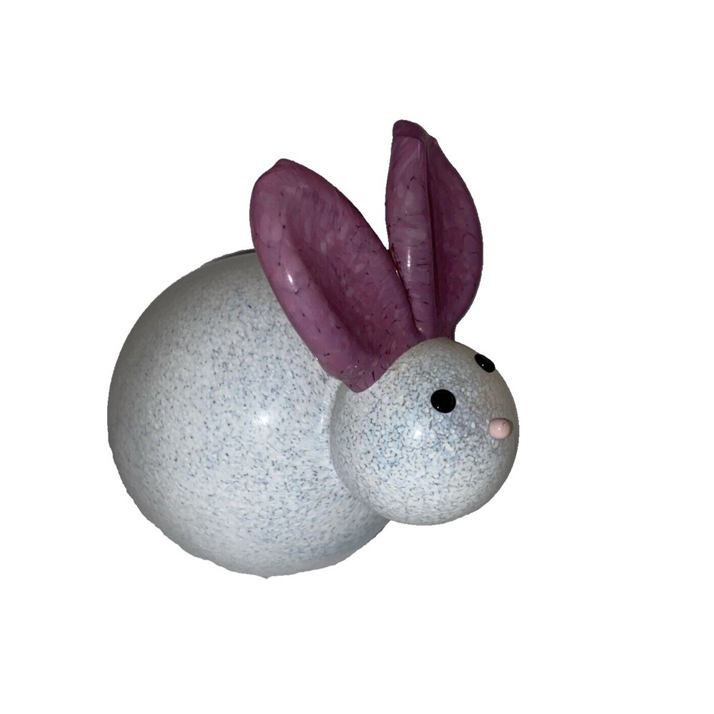 Thames Art Glass Bailey the Bunny Rabbit Signed 4" Easter